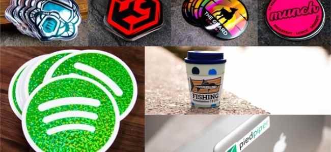 What are the best materials for custom printed stickers