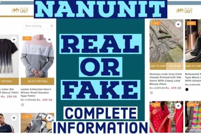 Nanunit.com Fake or Real
