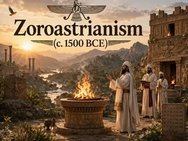 Zoroastrianism (c. 1500 BCE)